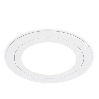 Ambrella Светильник встраиваемый TN6601 WH белый IP44 GX53 max 15W D110*23