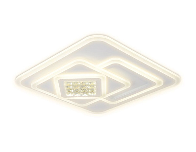 Ambrella FA255 WH белый 118W 500*500*80 (ПДУ РАДИО 2.4) Светильник