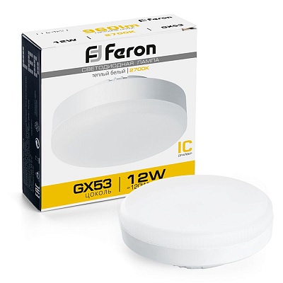 Feron LED GX53 12W 2700K  (LB-453) Feron Лампа светодиодная