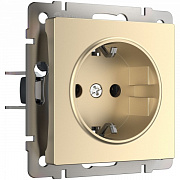 Werkel W1171011 Розетка с заземлением (шампань)