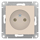 SE AtlasDesign Беж Розетка б/з, 16А, механизм