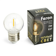 globe LED 2W E27 2700K G45 LB-383