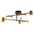 Kink Light 07645-6D,19(20) Люстра дим. Рапис черный/бронза w66*63 Led 3*12W+3*16W (3000-6000K) с пду