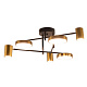 Kink Light 07645-6D,19(20) Люстра дим. Рапис черный/бронза w66*63 Led 3*12W+3*16W (3000-6000K) с пду