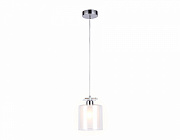 Ambrella TR3577 CH/CL хром/прозрачный E27 max 40W D150*1025 Подвес