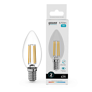 Gauss Elementary LED Filament свеча 10.0W E14 4100К 670lm Лампа
