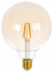 Uniel Лампа светодиодная Vintage E27 8W G125 GOLDEN Форма «шар», золотистая колба