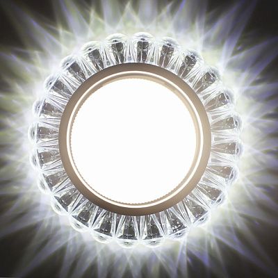 DIODTRADE GLAMUR GX5340 SMD 4200K прозрачный с подсветкой Светильник