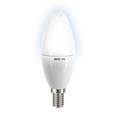Gauss LED Elementary Candle 6W E14 4100K Лампа светодиодная