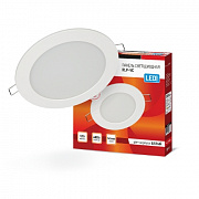 ASD Светильник RLP-VC 12W встраиваемый круг белый, 4000К 960Лм 145 (110) мм IP40