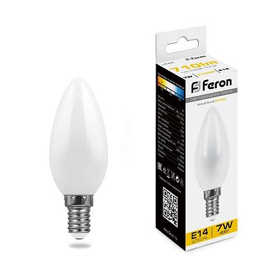 Feron Свеча LED 9W Е14 4000К LB-570 Лампа светодиодная