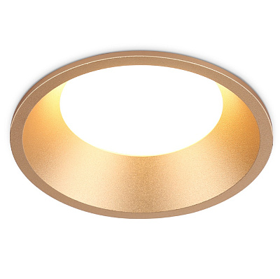 Ambrella Светильник встраиваемый TN51815 GD золото GX53 max 15W D105*36
