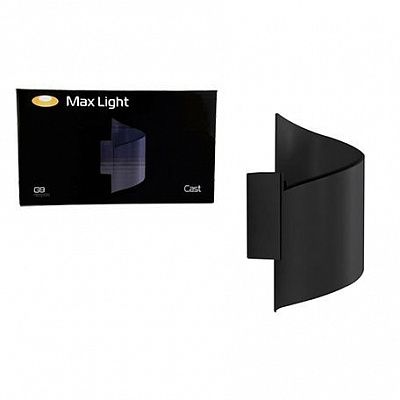 MaxLight CAST 112 Black G9х1, ø70x130мм Светильник настенный