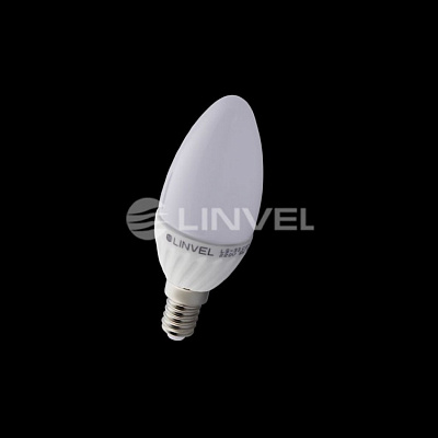Linvel свеча LED LS-33 7.0W 220V E27 6400K Лампа светодиодная
