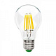 Ecola classic LED Premium 10.0W A60 220-240V E27 2700K 360°  filament прозр. нитевидная 105*60 Лампа светодиодная