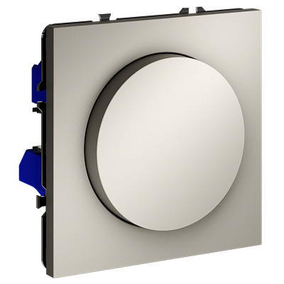 VOLTUM Светорегулятор встраиваемый S70 поворотно-нажимной 600 Вт, (кашемир)