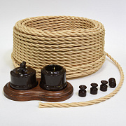 Werkel Изолятор 10 шт. (коричневый) Ретро WL18-17-01