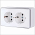 Werkel Gallant Розетка двойная с заземлением (белая) W5072101