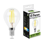 globe LED 5W E14 4000K G45 filament LB-61 Feron