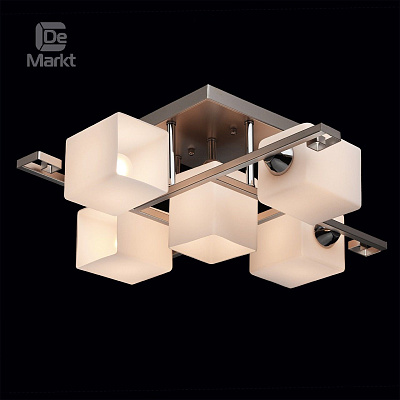 DeMarkt Тетро квадрат 5*60W E14 Люстра