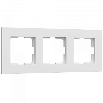 Рамка на 3 поста Slab (белый матовый) W0032961