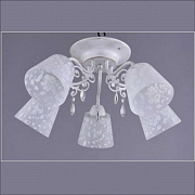 Linvel LV 10004/5 ФИАЛКА Белое золото 40W E27 Люстра