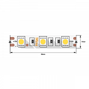 SWG 14.4W холодный белый SMD5050/60 12V 5м IP20 Светодиодная лента