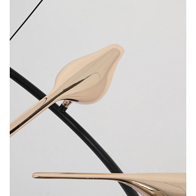 Kink Light 08446-6A,33 Люстра Арси черный/золото