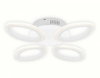 Ambrella FA4485/4 WH белый 4200K/3000K+6400K/6400K+3000K 34W 430*430*80 (ПДУ ИК) Люстра