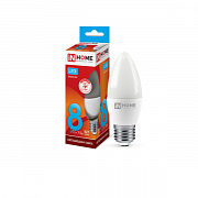 Свеча LED 8,0W E27 4000K IN HOME