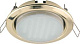 Ecola GX53 H4 золото Светильник Ecola GX53 H4 Downlight without reflector_gold (светильник) 38x106 (к+)  [FG53H4ECB.]