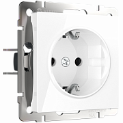 Werkel W1171001 Розетка с заземлением (белая)