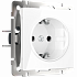 Werkel W1171001 Розетка с заземлением (белая)