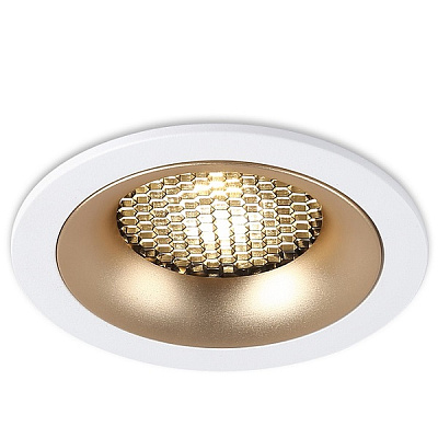 Ambrella Светильник встраиваемый TN102723 WH/GD белый/золото GU5.3