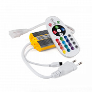 Контроллер для ленты LS002 RGB (50m) 220V с ПДУ (ИК) IP65