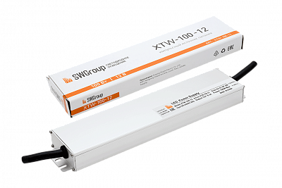 SWG 100W 12V (Ультратонкий) IP67 Блок питания мет. XTW-100-12
