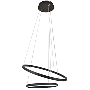 Kink Light 08219,19A(4000K) Подвес диммируемый Тор черный d60+40 h200 Led 60W (4000K) с пультом ДУ