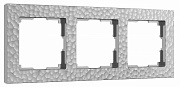 Рамка на 3 поста Werkel Hammer (серебряный) W0032406