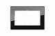 Werkel Favorit WL01-Frame-01-DBL Рамка для двойной розетки (черный) 