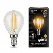 globe LED 11.0W E14 2700K Filament (10/50)