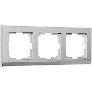 Рамка на 3 поста Werkel Stark (серебряный матовый) W0031865