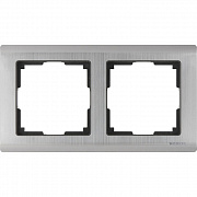 Werkel Metallic W0021602 Рамка на 2 поста (глянцевый никель)