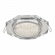 Ecola GX53 H4 Glass 8-угольник Хром-хром, FM538AECH (30)