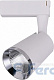 Feron Светильник трековый светодиодный на шинопровод 12W, 1080 Lm, 4000К, 35 градусов, белый/ хром рамкой, AL111