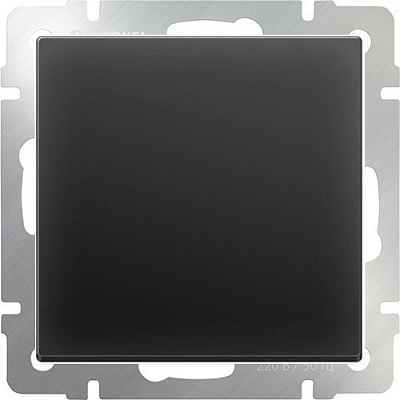 Werkel W1113008 Перекрестный переключатель одноклавишный (черный матовый)