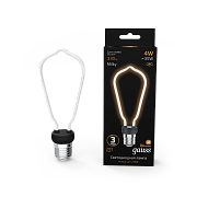 Gauss Artline milky ST64 4W Е27 2700К Filament