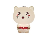 "Кот с книгой" силиконовый с RGB-подсветкой TL-908M Светильник светодиодный аккумуляторный