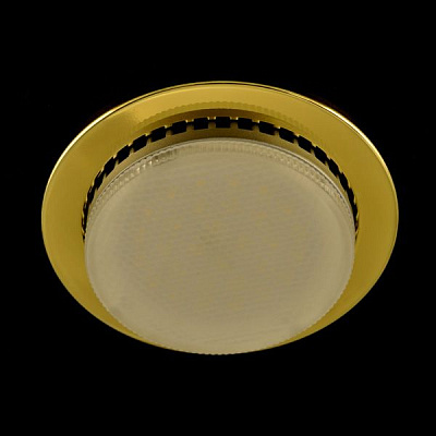 Ecola Light GX53-H6 золото Светильник встраиваемый