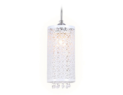 Ambrella TR3636 CH/WH хром/белый E27 max 40W D130*1100 Подвес