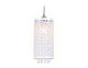 Ambrella TR3636 CH/WH хром/белый E27 max 40W D130*1100 Подвес